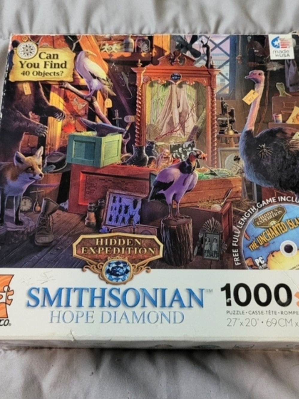Smithsonian Hope Diamond 1000-Piece Can You Find? Puzzle